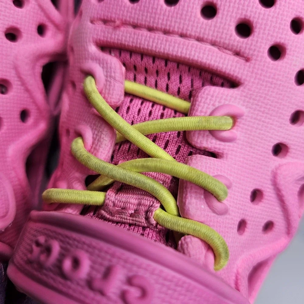 Children's Crocs Size 7 Pink Purple Yellow Girls‎ Kids Shoes